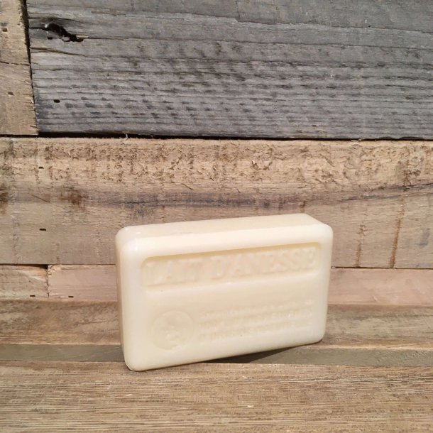 Savon Marseillaise Nature - Fransk S�bebar H�nd/Krop - Lait D'Anesse / �selm�lk (125 g)
