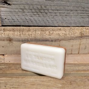 Savon Marseillaise - Fransk Sbebar  Hnd/Krop - Tandem Cedertr & Sheasmr (125 g)