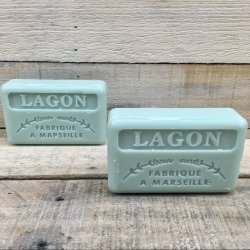 Savon Marseillaise - Fransk S�bebar H�nd/Krop - Lagon / Lagune (125 g)