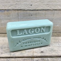 Savon Marseillaise - Fransk S�bebar H�nd/Krop - Lagon / Lagune (125 g)