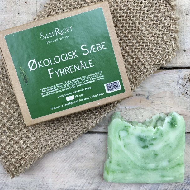 S�beRiget - �kologisk S�bebar med Fyrren�le/pine needles til H�nd/Krop (100 g)