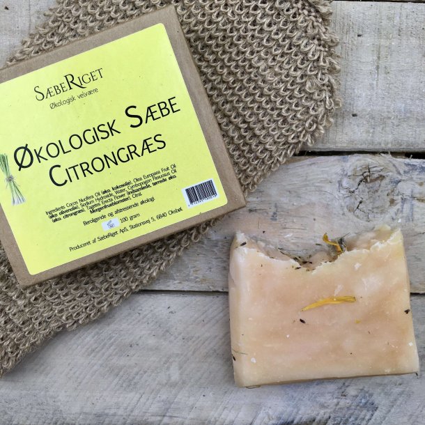 S�beRiget - �kologisk S�bebar med Citrongr�s/lemongrass til H�nd/Krop (100 g)