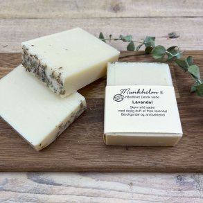 Munkholm - Sbebar med Lavendel til Ansigt/Hnder/Krop (100 g)