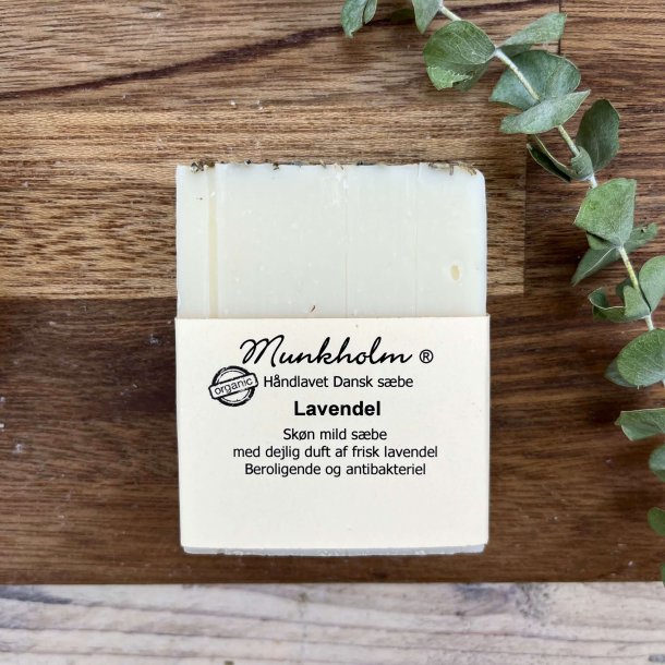 Munkholm - Sbebar med Lavendel til Ansigt/Hnder/Krop (100 g)