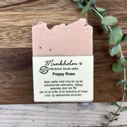 Munkholm - Sbebar Poppy Rose - Rosa ler til Ansigt/Hnder/Krop (100 g)