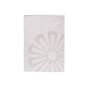 Zone Daisy Viskestykke 70 x 50 cm Warm grey - 100% bomuld