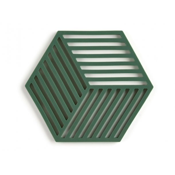 Zone Hexagon Bordskner 16 x 14 cm Grass - silikone