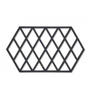 Zone Harlequin Bordskner 24 x 14 x 0,8 cm Black - silikone