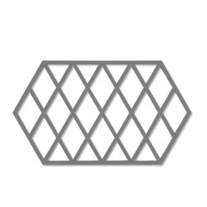 Zone Harlequin Bordskner 24 x 14 x 0,8 cm Cool Grey - silikone