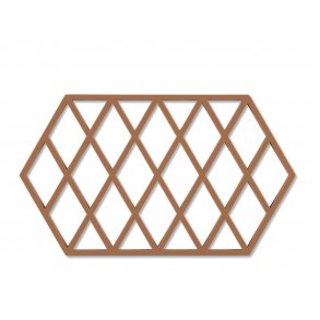 Zone Harlequin Bordskner 24 x 14 x 0,8 cm Cinnamon - silikone