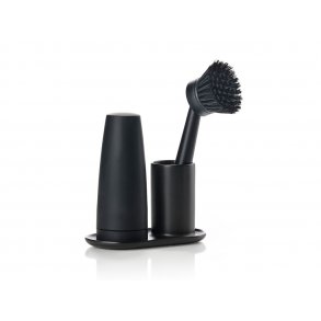 Zone Singles Opvaskesæt 15 x 8,1 cm Black - Keramik/Silikone/ABS