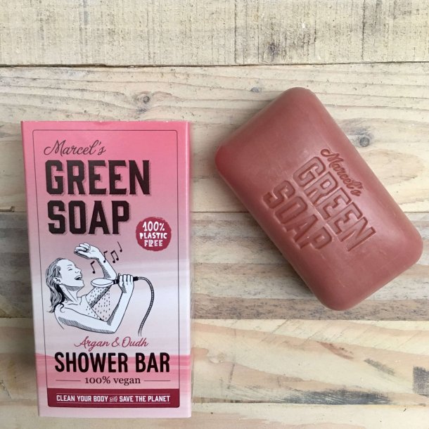 Marcel Green Soap - Showerbar med Argan &amp; Oudh til Hnd/Krop (150 g)