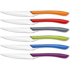 Amefa Eclat 6 Dele Steakkniv I Gaveske Flerfarvet - 18/0 - 
