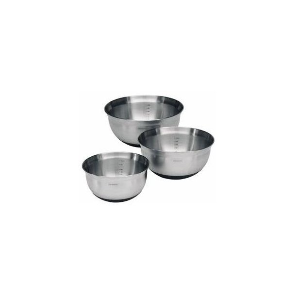 Brabantia Mixing Bowls Set 1, 1,6 och 3 Liter