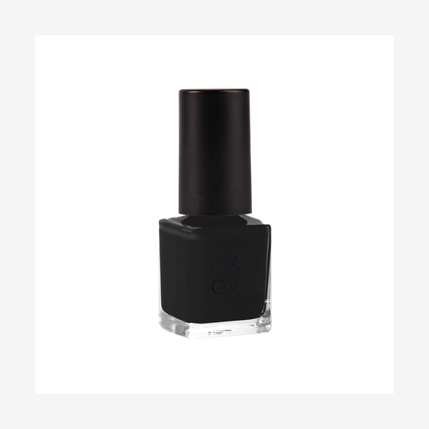 Avril Neglelak Sort - Nuit Noire Naturlige Ingredienser (7 ml)