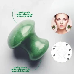 Sun &amp; Sia Jade Champi Gua Sha i Mushroom Form