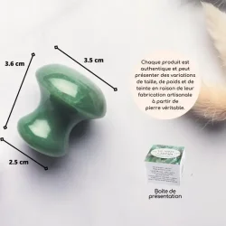 Sun &amp; Sia Jade Champi Gua Sha i Mushroom Form