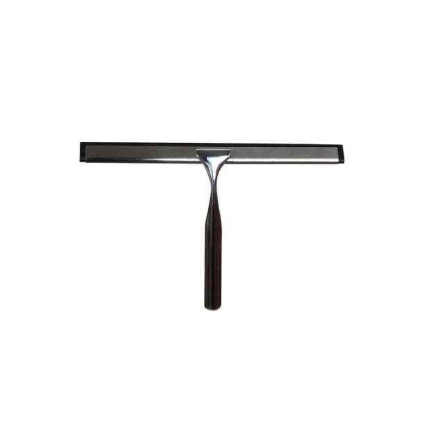 MSV Bath Squeegee med vgsttte og sugepude 24cm zink og gummi legering