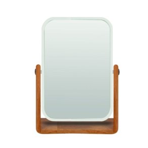 MSV st�ende spejl med bambusbase Oslo 16,3 * 5,5 * 19,50cm