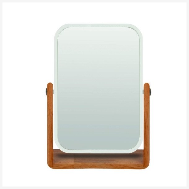MSV st�ende spejl med bambusbase Oslo 16,3 * 5,5 * 19,50cm
