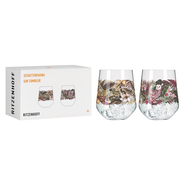 Ritzenhoff Schattenfauna Ginglas / Drinking glasses 2 pcs #002