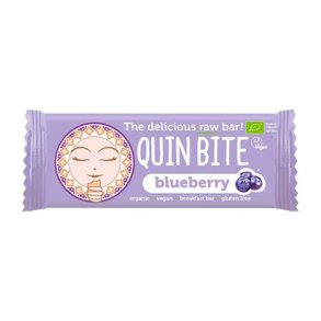 Quin Bite - Raw Bar Blåbær (30 g)