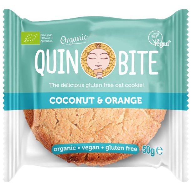 Quin Bite - Cookie Coconut &amp; Orange (50 g)