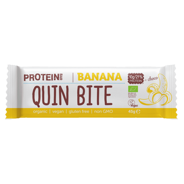 Quin Bite - Proteinbar Med Banan &amp; Chokolade (45g)