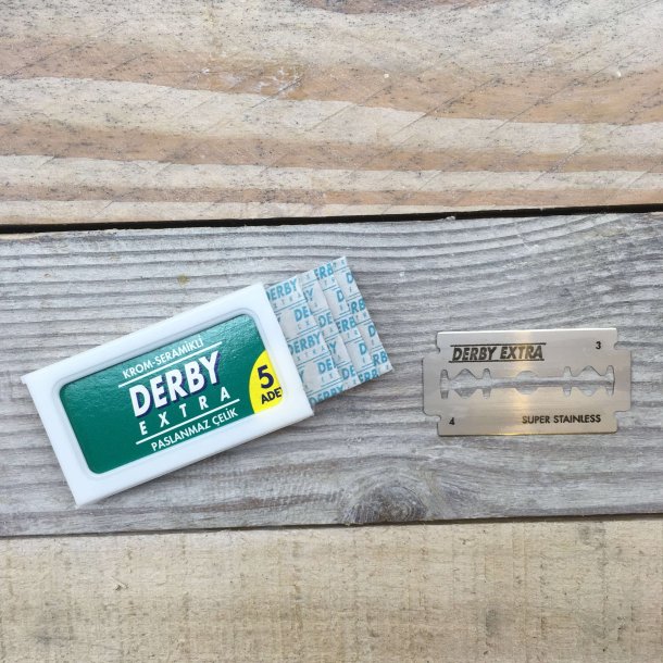 Derby Extra Double - Barberblade til Safety Razor (5 stk)