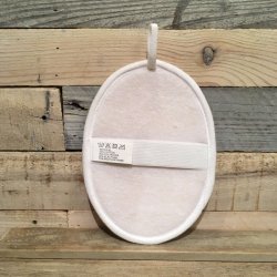 C&D - Badesvamp i Loofah og Bomuld med elastik (stor)