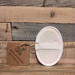 AW - Badesvamp i Loofah &amp; Bomuld med elastik (lille)