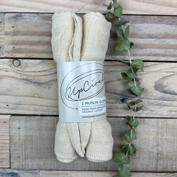 UpCircle ko Ansigtsklud Muslin (2 stk)