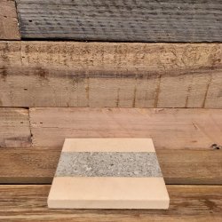 Sbeskl i sandsten - Firkantet m. stribe