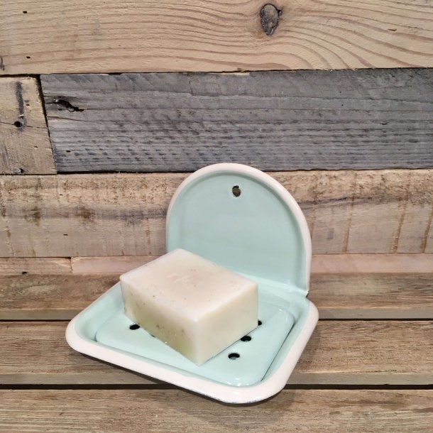 Emalje Sbeskl med Ophng - Mint Grn