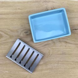 Keramik Sbeskl med Stlrist - Bl