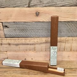 Tandbrste Etui i Flydende Tr - Mrk