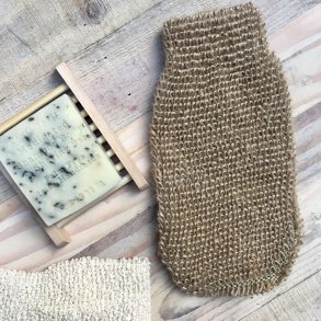 Anae Badehandske i Bl�d Jute - Brun
