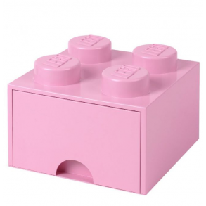 Lego Skuffe Opbevaringsklods Med 1 Skuffe 4 Lyserd
