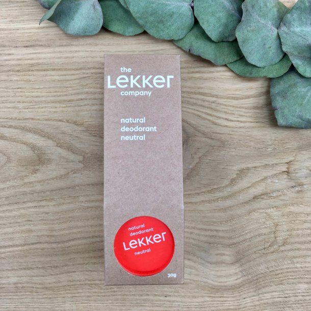 Lekker - Deocreme Neutral - Uden duft (30 ml)