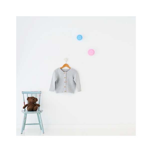 Lego Wall Hanger Av 3 Delar - Vit, Ljusbl, Rosa