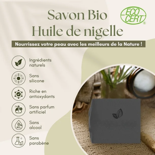 Sun &amp; Sia �kologisk Shampoo med Nigella-olie - Rensende og Fugtgivende (120 G)