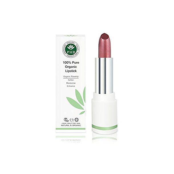 PHB Ethical Beauty - kologisk Hybenrose Lbestift - Plum