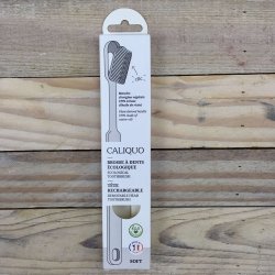 Caliquo - Tandb�rste i Bioplast med Udskifteligt Hoved - Marinebl� - Medium
