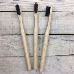 JCH Respect - Tandbrster med Aktiv Kul i 100% Bambus (3 pak)
