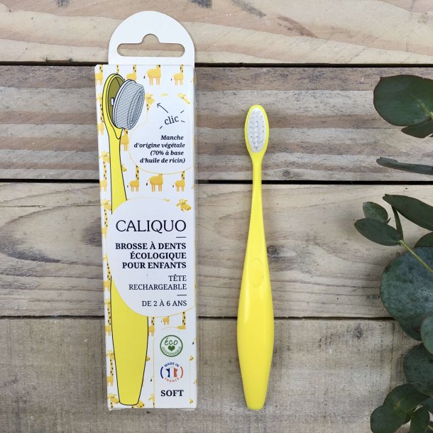 Caliquo - Udskiftningshoveder til Bioplast Tandb�rste - Medium (2 stk)