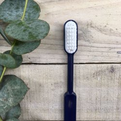 Caliquo - Tandbrste i Bioplast med Udskifteligt Hoved - Marinebl - Soft