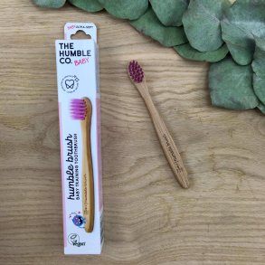 The Humble Co. - Bambustandbrste til Baby - Pink
