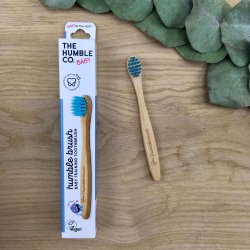The Humble Co. - Bambustandbrste til Baby - Bl