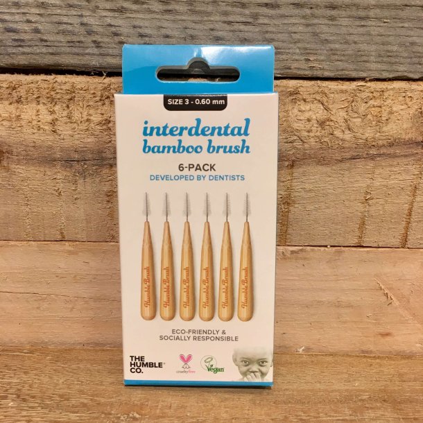 The Humble Co. - Interdental Bambus Brste str. 3 (6 stk)