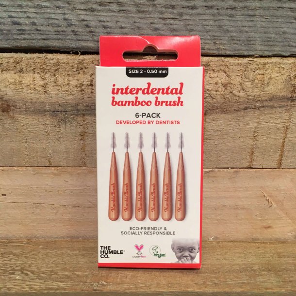The Humble Co. - Interdental Bambus Brste str. 2 (6 stk)